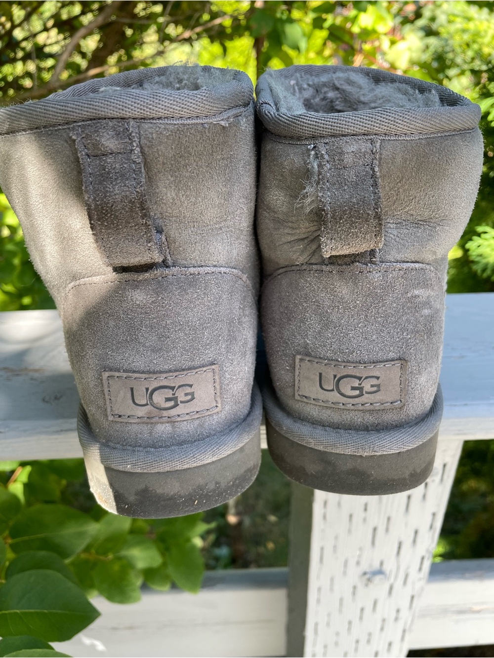 UGG Boots Classic Mini II size 7 Gray - Picture 9 of 14